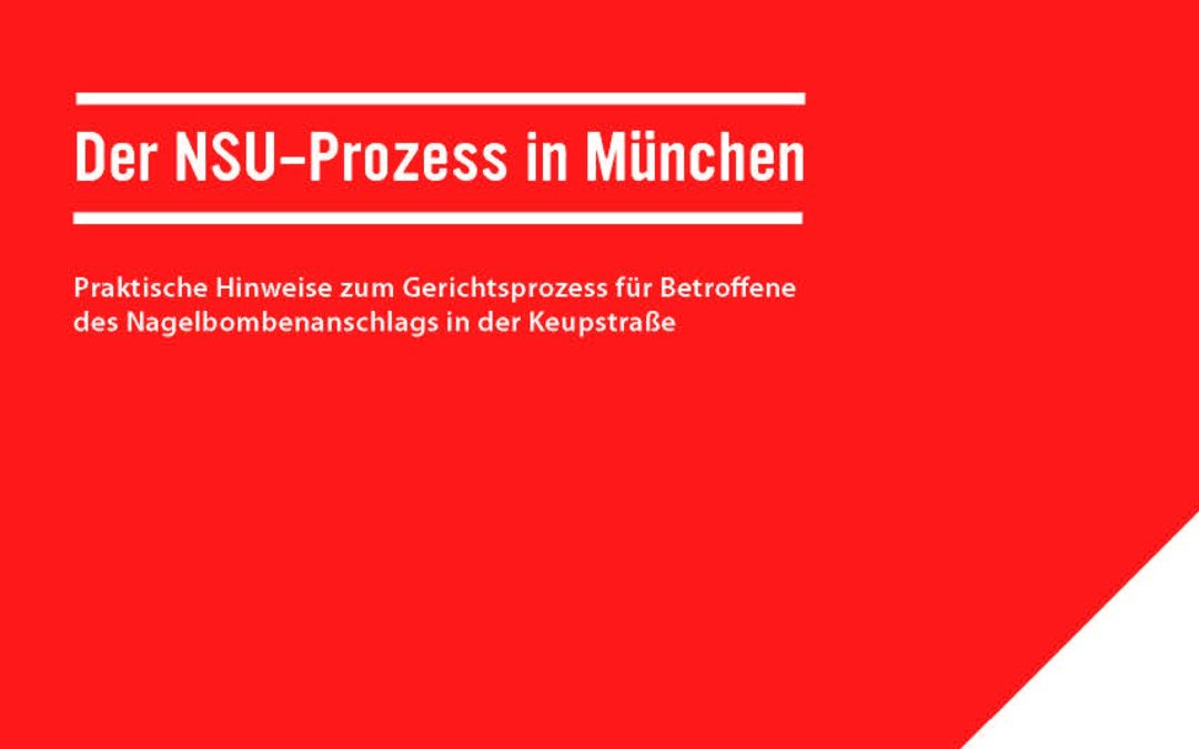 Praktische Infos für Betroffene des Anschlages in der Kölner Keupstraße